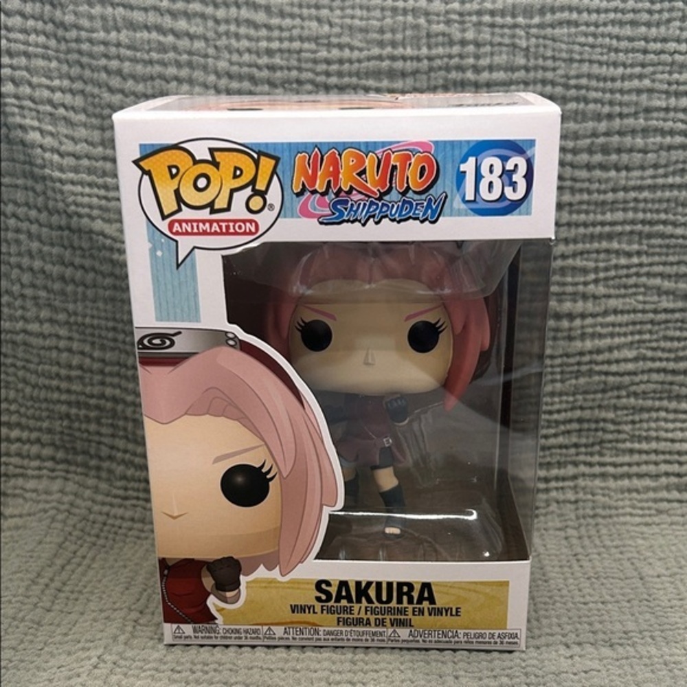Funko Pop Naruto Shippuden SAKURA 183 NEW bobblehead